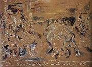 Jules Pascin Sogeladi-s disciple and callet painting